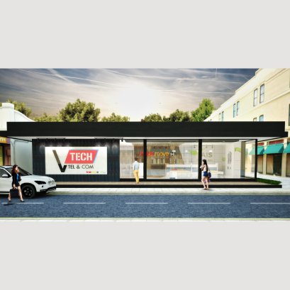 ออกแบบร้านมือถือ UMore56 by Vtech เขาย้อย เพชรบุรี